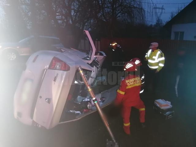 Dacia Logan implicată în accident