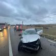 Accidentul care a avut loc vineri după-amiază în zona localității Cumpărătura, pe drumul european 85