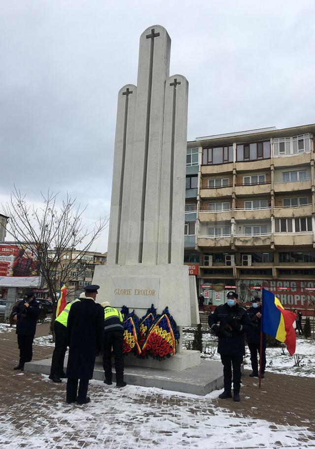 Comemorarea eroilor martiri ai Revoluţiei din 1989, la Fălticeni