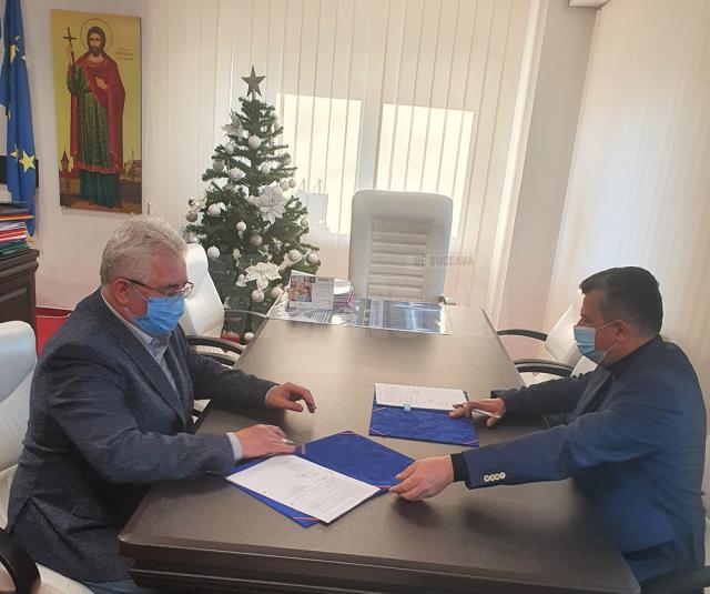 Primarul Sucevei a semnat contractul de realizare a rutei alternative de acces în cartierul Europa