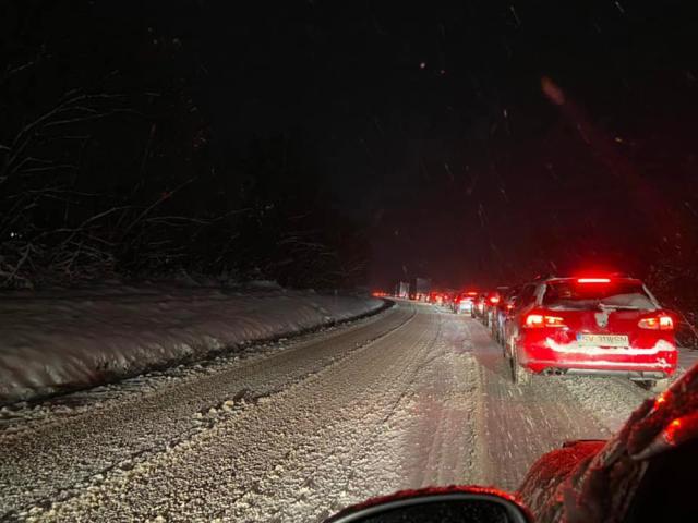 Blocaje în trafic pe drumurile naţionale