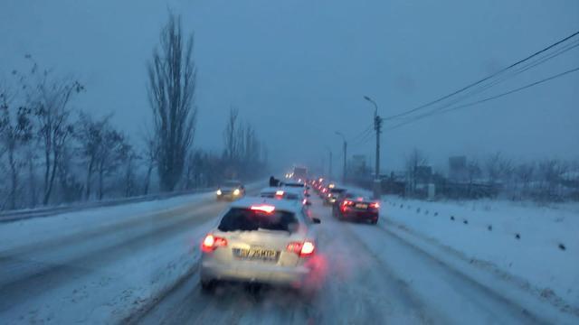 Blocaje în trafic pe drumurile naţionale