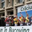 Superbele tradiții și obiceiuri de Anul Nou din Bucovina au atras mii de spectatori în centrul Sucevei