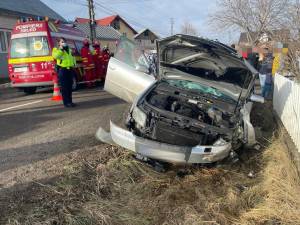 Autoturismul implicat in accidentul cu doua victime de la Patrauti