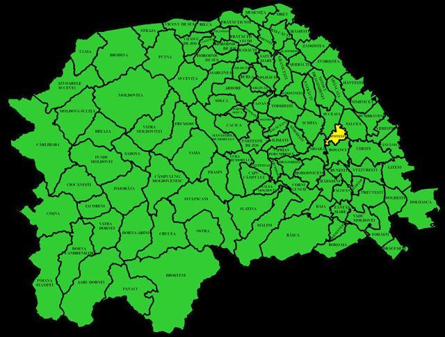 Comuna Ipotești a intrat în zona galbenă de incidență