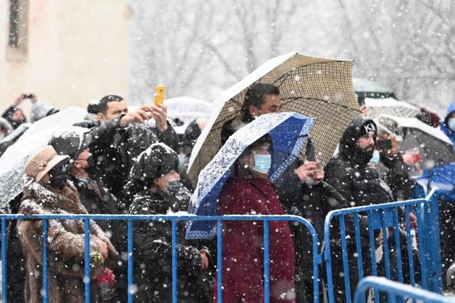 Botezul Domnului la Mănăstirea „Sfântul Ioan cel Nou” Suceava, pe o ninsoare „ca-n povești”