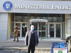 Primarul Sucevei, Ion Lungu, la sediul Ministerului Energiei