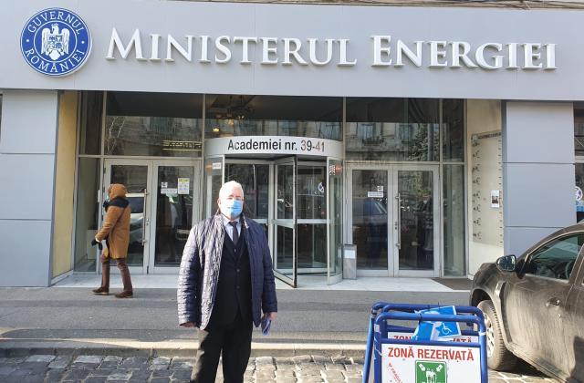 Primarul Sucevei, Ion Lungu, la sediul Ministerului Energiei