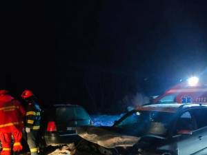 Accidentul produs în noaptea de luni spre marți, în jurul orei 1.30, pe drumul județean din Hârtop