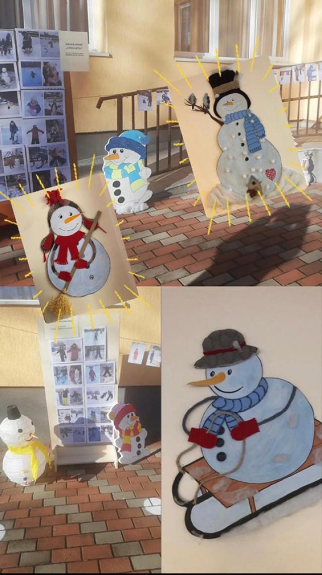 Ziua Omului de Zăpadă, marcată de preșcolarii de la ,,Așchiuță” și „Albinuța” Suceava