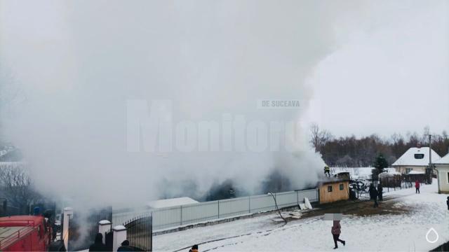 Incendiu de proporții aseară, la Gălănești