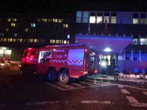 Incendiu la Spitalul Județean Suceava