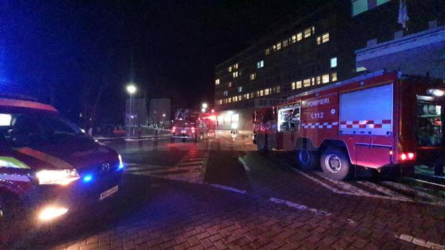 Incendiu la Spitalul Județean Suceava