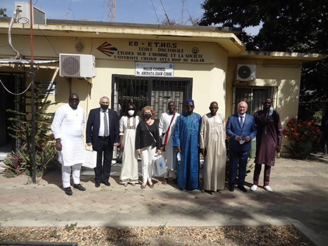 Delegaţia din partea USV la Universitatea din Dakar, Senegal