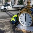 Ceas vintage de peste 30.000 de euro, instalat în centrul municipiului Rădăuți