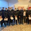 Aproape 100 de jandarmi, elevi jandarmi și susținători ai lui Andrei Bacoș au donat sânge, într-o acțiune inițiată de „Sânge pentru România”