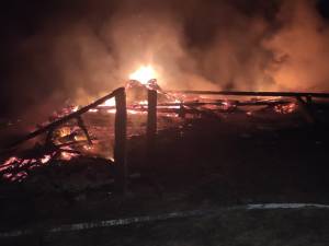 Partestii de Jos incendiu