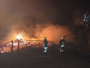 Partestii de Jos incendiu
