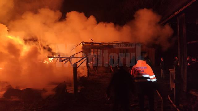 Incendiul de sâmbătă, din satul Pârteștii de Jos