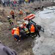 Doi morți în accidentul de la Liteni, după ce o mașină a zburat într-o groapă cu apă