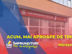 O nouă sucursală a CAR Învățământ Fălticeni deschisă în cartierul Mărășești din Suceava, începând cu 10 februarie
