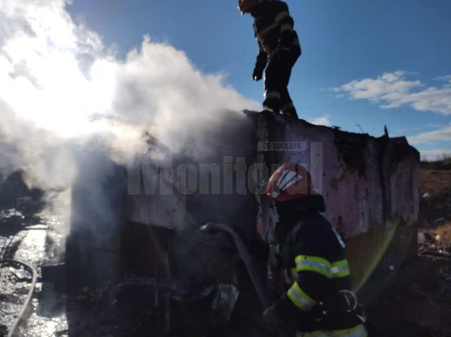 Incendiu la o casă din Gulia