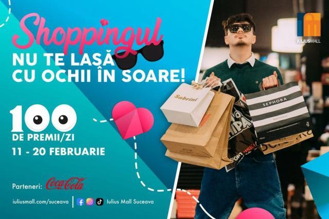 Iulius Mall Suceava oferă premii la cumpărături, în cadrul campaniei „Shoppingul nu te lasă cu ochii în soare”