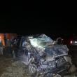 Doi tineri au scăpat ușor dintr-un accident violent, produs pe fond de viteză excesivă