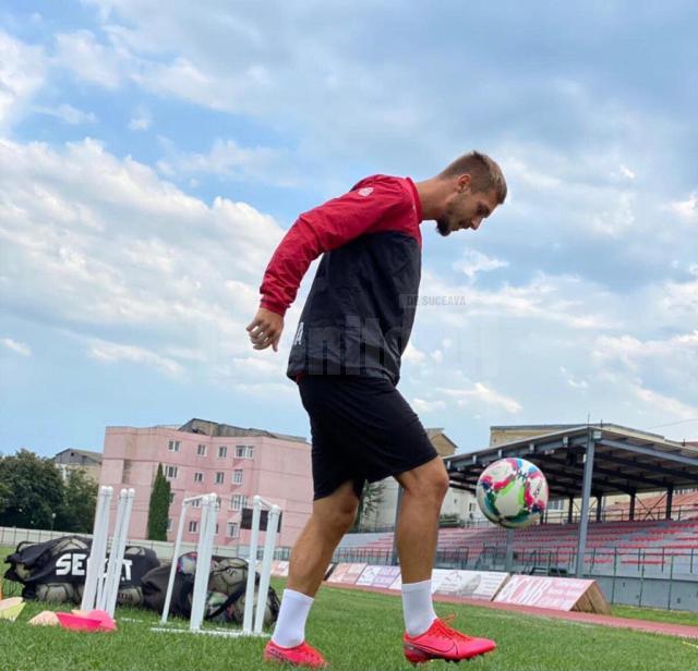 Robert Ciobanu a marcat unicul gol al amicalului Bucovina - Somuz