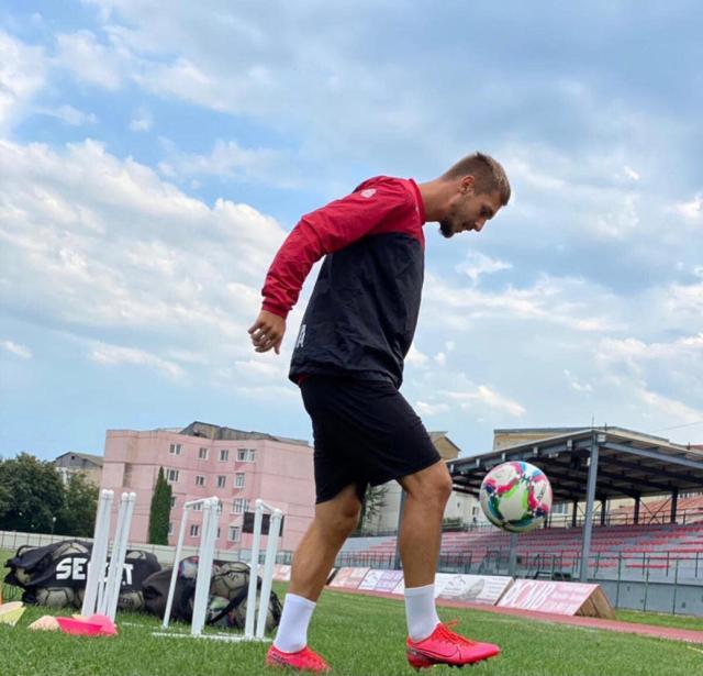 Robert Ciobanu a marcat unicul gol al amicalului Bucovina - Şomuz