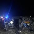 Doi tineri au scăpat ușor dintr-un accident violent, produs pe fond de viteză excesivă