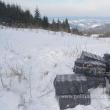 Țigări abandonate pe zăpadă, descoperite în apropiere de Ulma