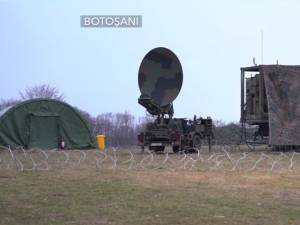 Tabara militară instalată la Botoșani - foto captura Antena 3