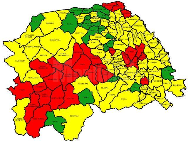 În municipiul Suceava mai sunt 204 de bolnavi covid, iar rata de infectare a scăzut la 5,98 la mie
