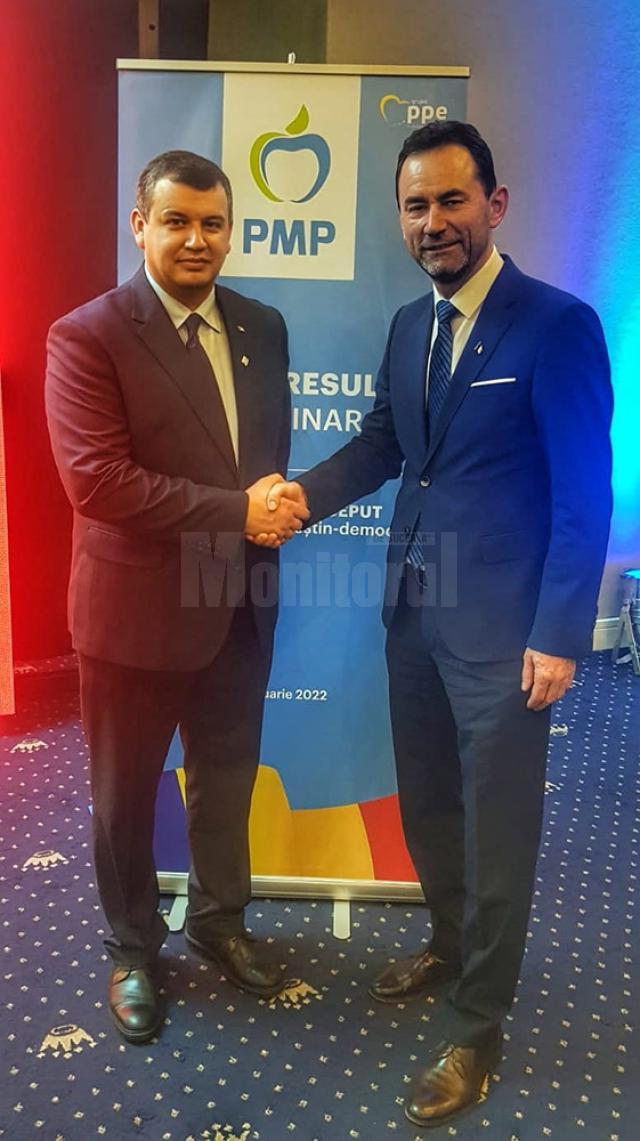 Marian Andronache și noul lider al PMP, Eugen Tomac