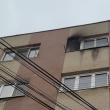 Garsoniera afectată de incendiu