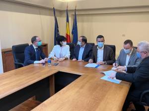 Semnarea Protocolului de colaborare pentru obiectivul de investitii Drum Expres A7  Suceava-Botoșani