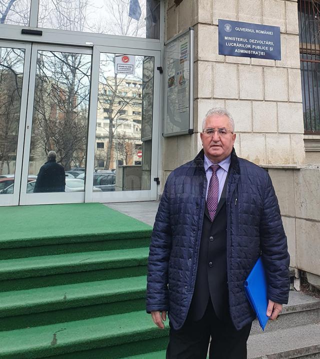 Primarul Ion Lungu, pe la ministere, în București, cu diverse probleme ale Sucevei