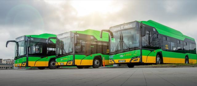 Parcul auto inițial al transportului metropolitan Suceava va fin format din 20 de autobuze electrice mari și opt microbuze electrice