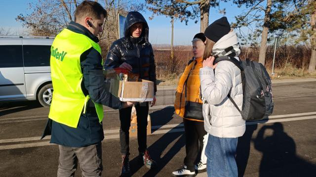 Refugiati la frontiera cu Ucraina