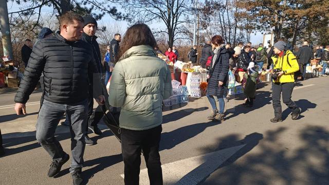 Fugari din calea războiului