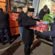 Gheorghe Flutur a pus umărul la transferarea de alimente și bunuri refugiaților care așteaptă de zeci de ore la graniță pentru a intra în România