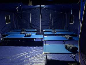 Flutur anunță finalizarea amplasării taberei mobile de refugiați de la Siret
