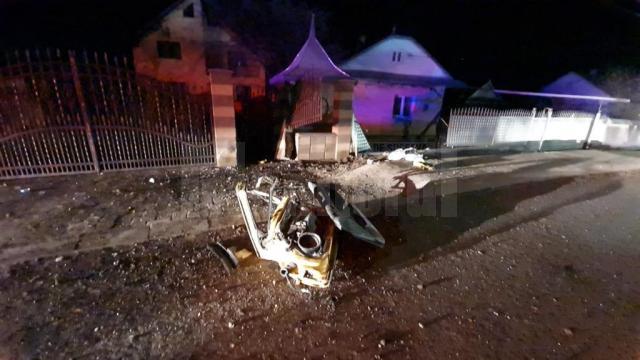 Accidentul s-a petrecut pe un drum din comuna Moara