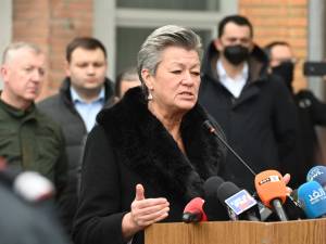 Comisarul european Ylva Johansson, impresionată de solidaritatea sucevenilor față de refugiații ucraineni: „Mulțumesc, România!”
