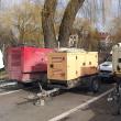 5 generatoare de curent electric trimise de Primăria Timișoara la Suceava au fost trimise luni seara către Cernăuți