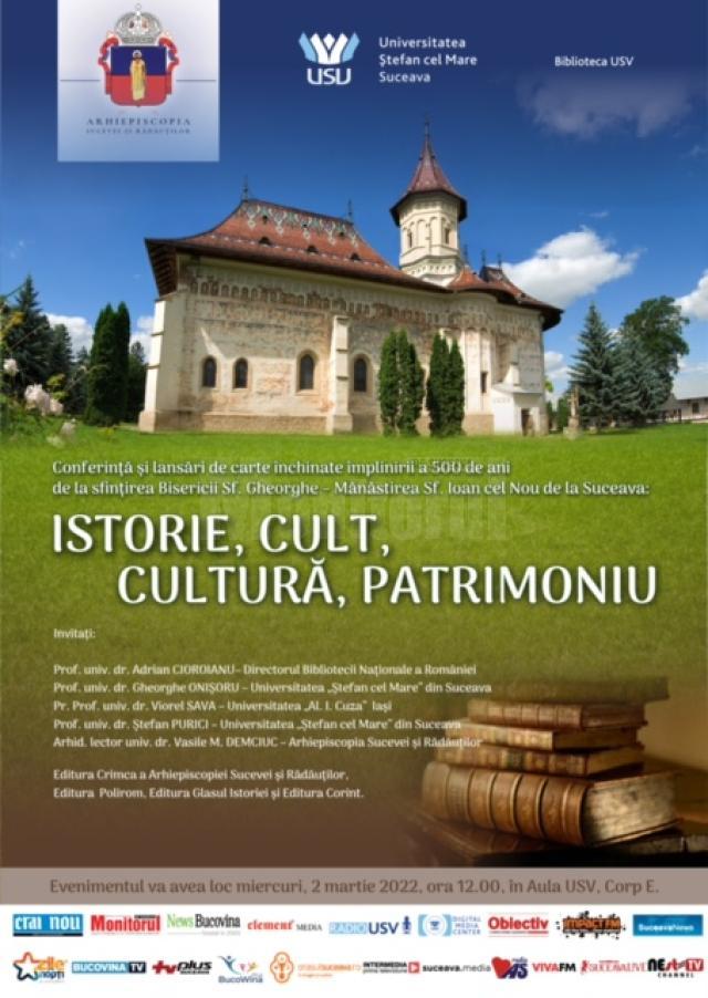 Conferință de comemorare istorică a unor monumente de patrimoniu religios al Bucovinei