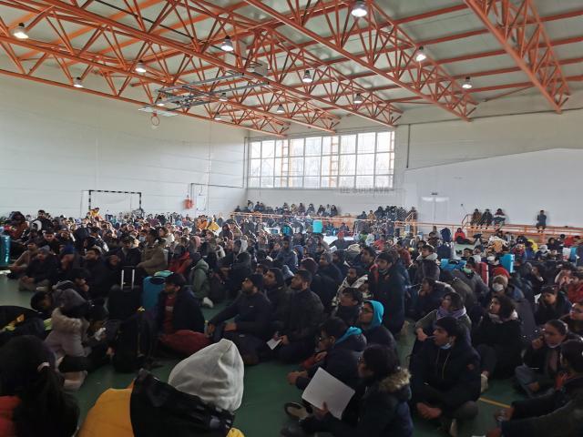 Refugiați sala de sport Milișăuți