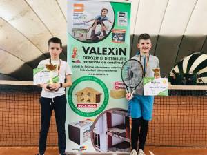 Finalistii categoriei baieti 12 ani, Theodor Tudor și Andrei Manolache