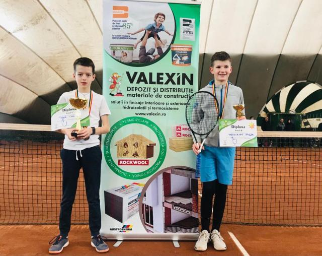 Finalistii categoriei baieti 12 ani, Theodor Tudor și Andrei Manolache